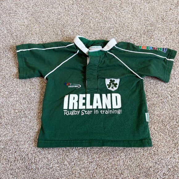 Ireland Rugby Sweater Baby Green Jersey 6-12 months - Picture 2 of 9